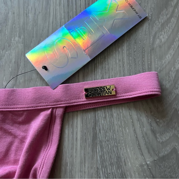 Andrew Christian | Sex Bamboo Thong in Rose Gold (Small) - Picture 4 of 11